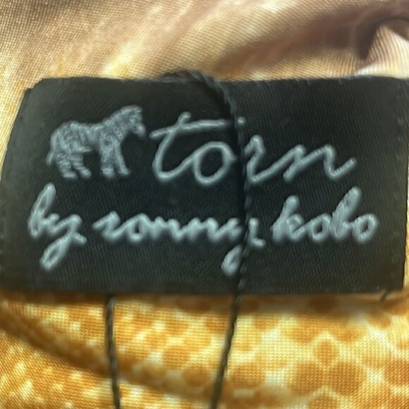 Torn by Ronny Kobo Long Sleeve Snake Mini Dress - Picture 6 of 6